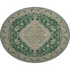 Dalyn Luxury Washable Hatay HY3 Emerald 8' x 8' Round Rug