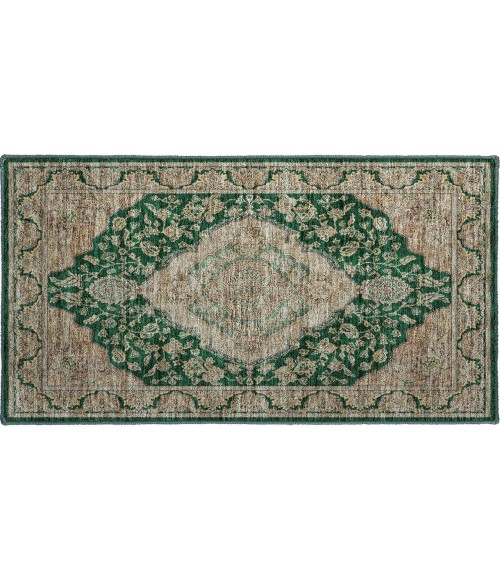 Dalyn Luxury Washable Hatay HY3 Emerald 1'8" x 2'6" Rug