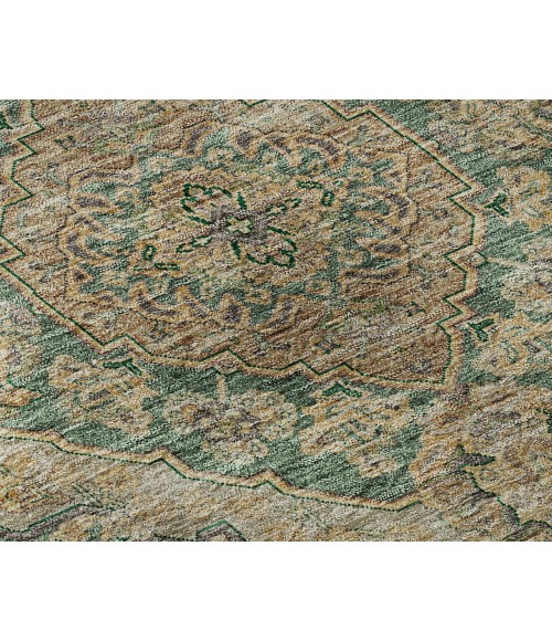 Dalyn Luxury Washable Hatay HY3 Emerald 2'6" x 3'10" Rug