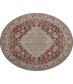 Dalyn Luxury Washable Hatay HY3 Garnet 8' x 8' Round Rug