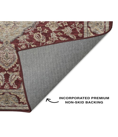 Dalyn Luxury Washable Hatay HY3 Garnet 2'6" x 3'10" Rug