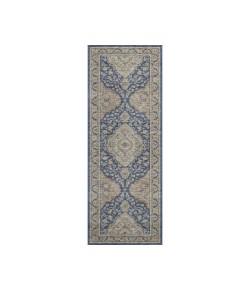 Dalyn Luxury Washable Hatay HY3 Navy 2'3" x 7'6" Runner Rug