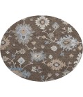 Dalyn Luxury Washable Hatay HY4 Chocolate 8' x 8' Round Rug