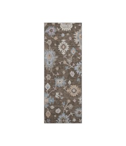 Dalyn Luxury Washable Hatay HY4 Chocolate 2'3" x 7'6" Runner Rug