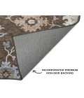 Dalyn Luxury Washable Hatay HY4 Chocolate 2'6" x 3'10" Rug