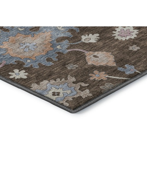 Dalyn Luxury Washable Hatay HY4 Chocolate 2'6" x 3'10" Rug
