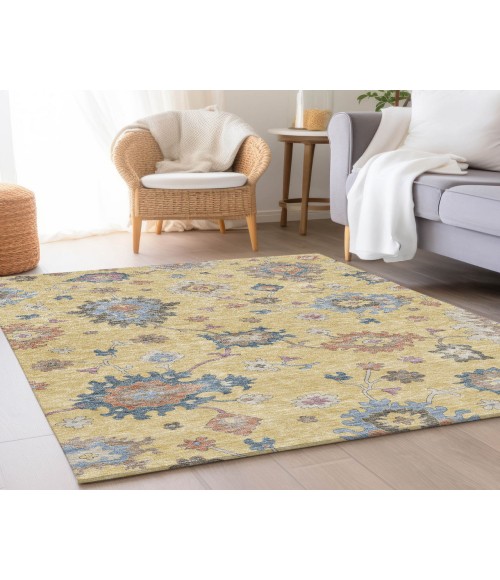 Dalyn Hatay Rug Dalyn Luxury Washable Hatay HY4 Gold 9' x 12' Rug