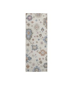 Dalyn Luxury Washable Hatay HY4 Ivory 2'3" x 7'6" Runner Rug