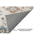 Dalyn Luxury Washable Hatay HY4 Ivory 2'3" x 7'6" Runner Rug