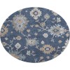 Dalyn Luxury Washable Hatay HY4 Navy 8' x 8' Round Rug