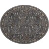 Dalyn Luxury Washable Hatay HY5 Black 8' x 8' Round Rug