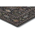 Dalyn Luxury Washable Hatay HY5 Black 2'3" x 7'6" Runner Rug