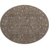 Dalyn Luxury Washable Hatay HY5 Brown 8' x 8' Round Rug