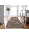 Dalyn Luxury Washable Hatay HY5 Brown 2'3" x 7'6" Runner Rug