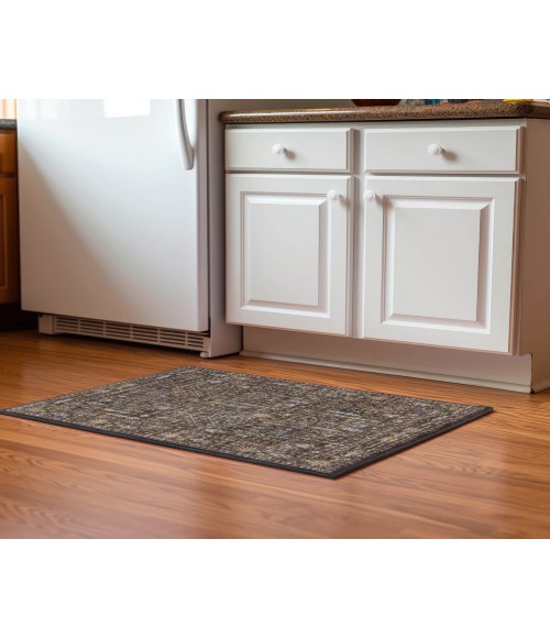 Dalyn Luxury Washable Hatay HY5 Brown 1'8" x 2'6" Rug