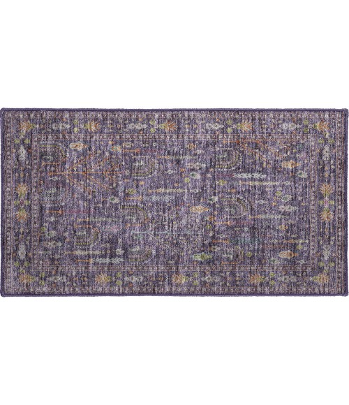 Dalyn Luxury Washable Hatay HY5 Eggplant 1'8" x 2'6" Rug