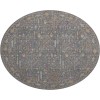 Dalyn Luxury Washable Hatay HY5 Gray 8' x 8' Round Rug