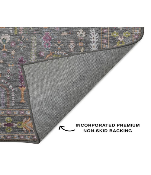 Dalyn Luxury Washable Hatay HY5 Gray 8' x 10' Rug
