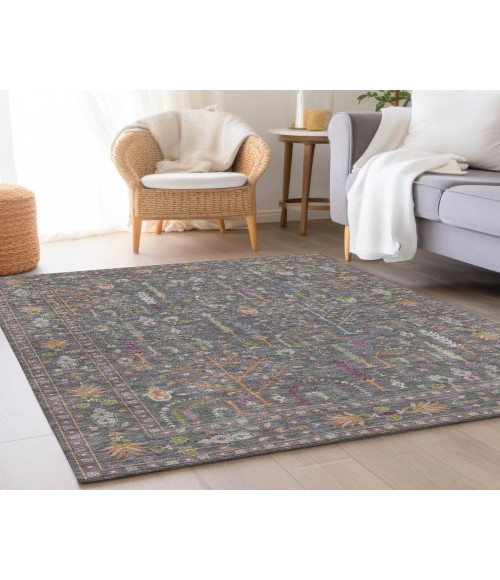 Dalyn Luxury Washable Hatay HY5 Gray 8' x 10' Rug