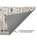 Dalyn Luxury Washable Hatay HY5 Ivory 3' x 5' Rug
