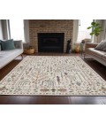 Dalyn Luxury Washable Hatay HY5 Ivory 3' x 5' Rug