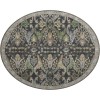 Dalyn Luxury Washable Hatay HY6 Black 8' x 8' Round Rug