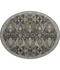 Dalyn Luxury Washable Hatay HY6 Black 8' x 8' Round Rug