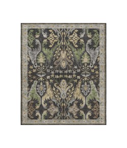 Dalyn Luxury Washable Hatay HY6 Black 5' x 7'6" Rug