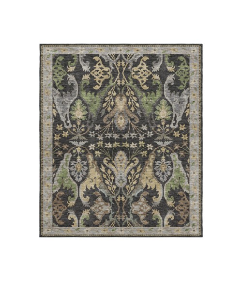 Dalyn Luxury Washable Hatay HY6 Black 2'6" x 3'10" Rug