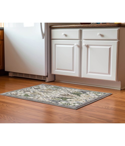 Dalyn Luxury Washable Hatay HY6 Ivory 1'8" x 2'6" Rug