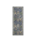 Dalyn Luxury Washable Hatay HY6 Navy 2'3" x 7'6" Runner Rug