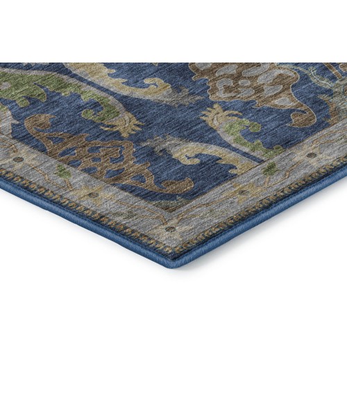 Dalyn Luxury Washable Hatay HY6 Navy 2'6" x 3'10" Rug