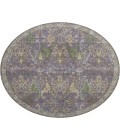 Dalyn Luxury Washable Hatay HY6 Purple 8' x 8' Round Rug