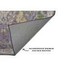 Dalyn Luxury Washable Hatay HY6 Purple 2'6" x 3'10" Rug