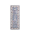 Dalyn Luxury Washable Hatay HY7 Blue 2'3" x 7'6" Runner Rug