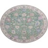 Dalyn Luxury Washable Hatay HY7 Lime 8' x 8' Round Rug