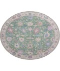 Dalyn Luxury Washable Hatay HY7 Lime 8' x 8' Round Rug
