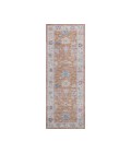 Dalyn Luxury Washable Hatay HY7 Orange 2'3" x 7'6" Runner Rug