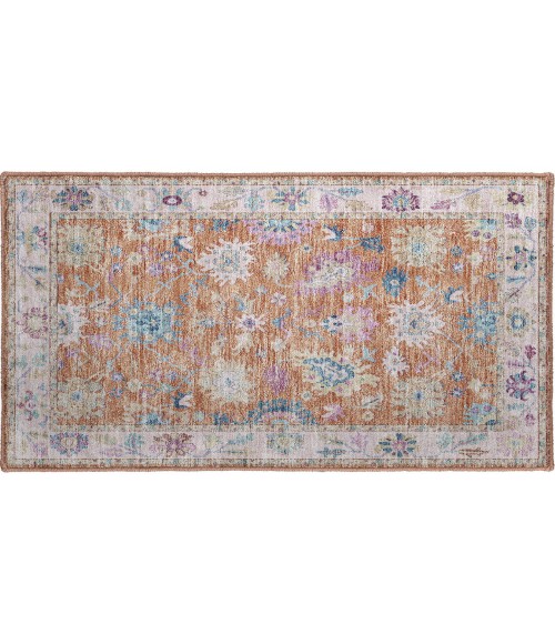 Dalyn Luxury Washable Hatay HY7 Orange 1'8" x 2'6" Rug