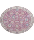 Dalyn Luxury Washable Hatay HY7 Pink 8' x 8' Round Rug