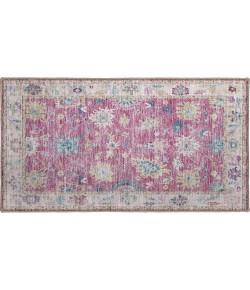Dalyn Luxury Washable Hatay HY7 Pink 1'8" x 2'6" Rug