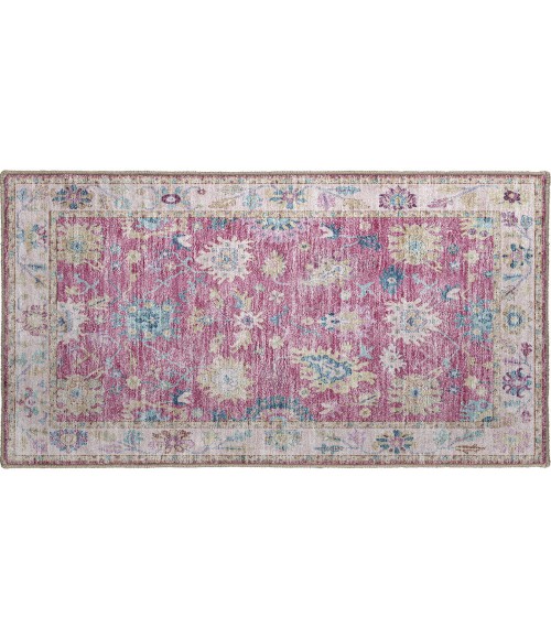 Dalyn Luxury Washable Hatay HY7 Pink 1'8" x 2'6" Rug