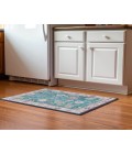 Dalyn Luxury Washable Hatay HY7 Teal 1'8" x 2'6" Rug