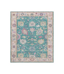 Dalyn Luxury Washable Hatay HY7 Teal 2'6" x 3'10" Rug