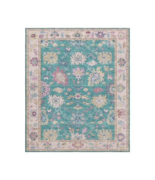 Dalyn Hatay Rug Dalyn Luxury Washable Hatay HY7 Teal 9' x 12' Rug