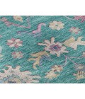 Dalyn Luxury Washable Hatay HY7 Teal 2'3" x 7'6" Runner Rug
