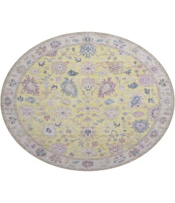 Dalyn Luxury Washable Hatay HY7 Yellow 8' x 8' Round Rug