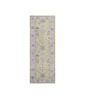 Dalyn Luxury Washable Hatay HY7 Yellow 2'3" x 7'6" Runner Rug
