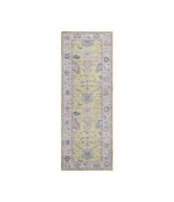 Dalyn Luxury Washable Hatay HY7 Yellow 2'3" x 7'6" Runner Rug