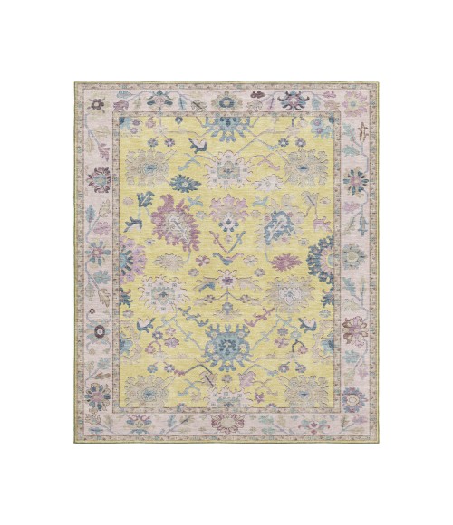 Dalyn Hatay Rug Dalyn Luxury Washable Hatay HY7 Yellow 9' x 12' Rug